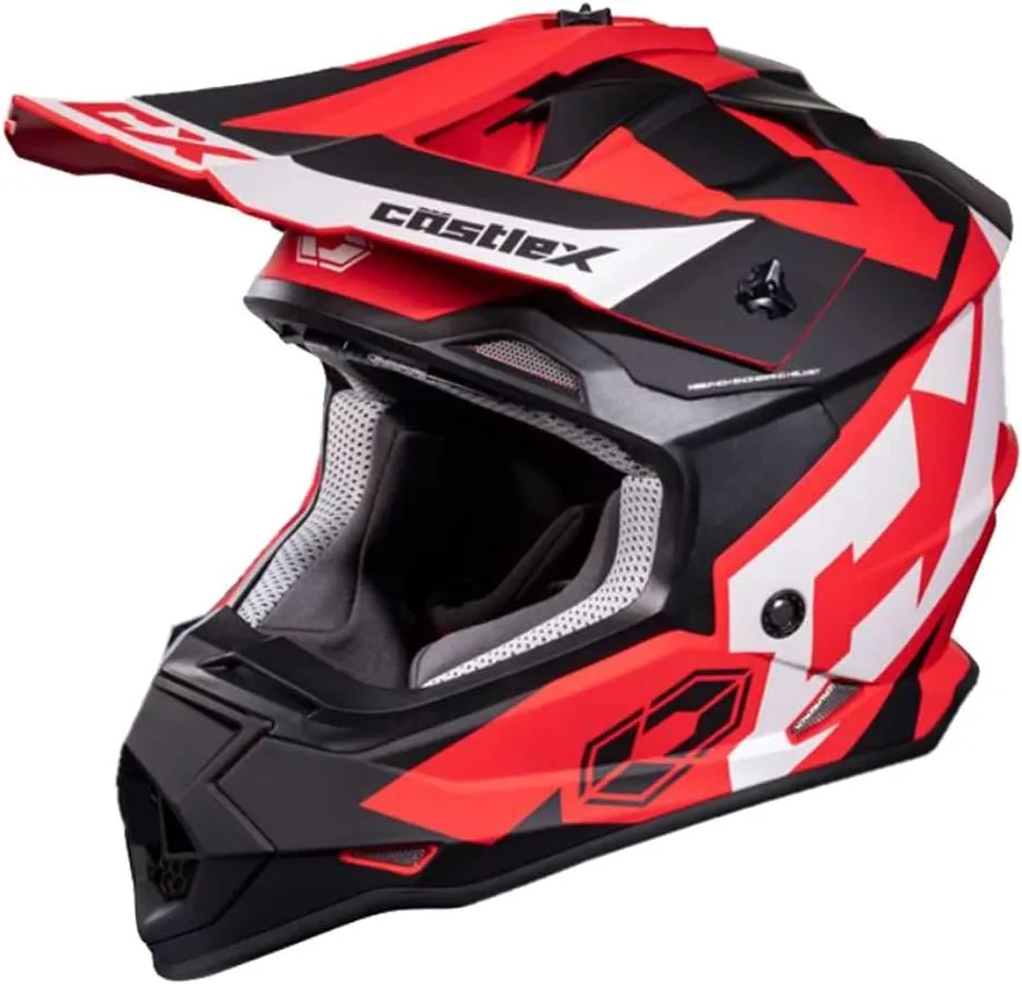 Castle X Mode MX Flow Helmet - Matte Red