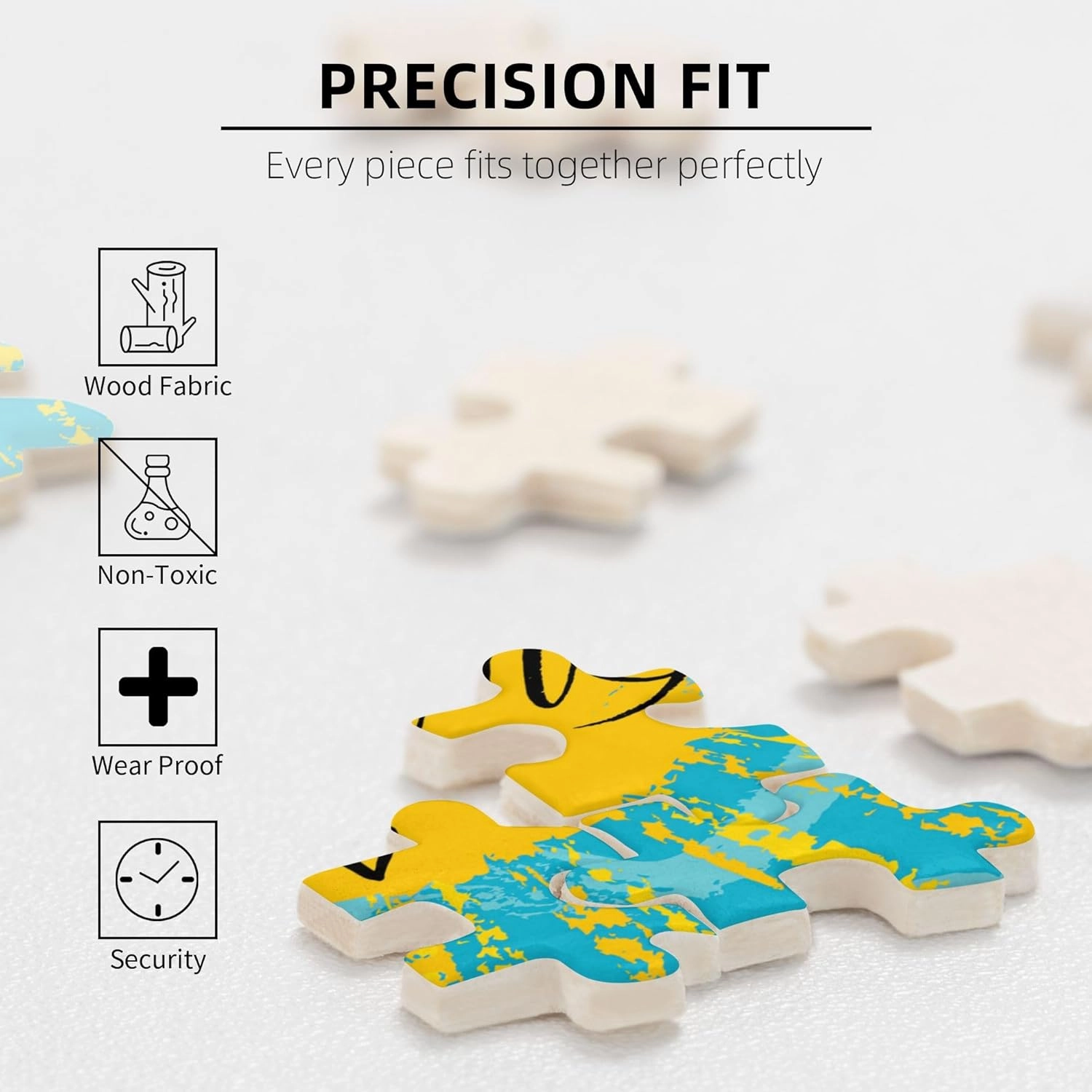 Cat Hearts,Portable Wooden Jigsaw Puzzle for Adults,Cat Pink Hearts Animal,Birthday Gift for Family and Friends,Green Pink Plastic Box Storage 1000PCS