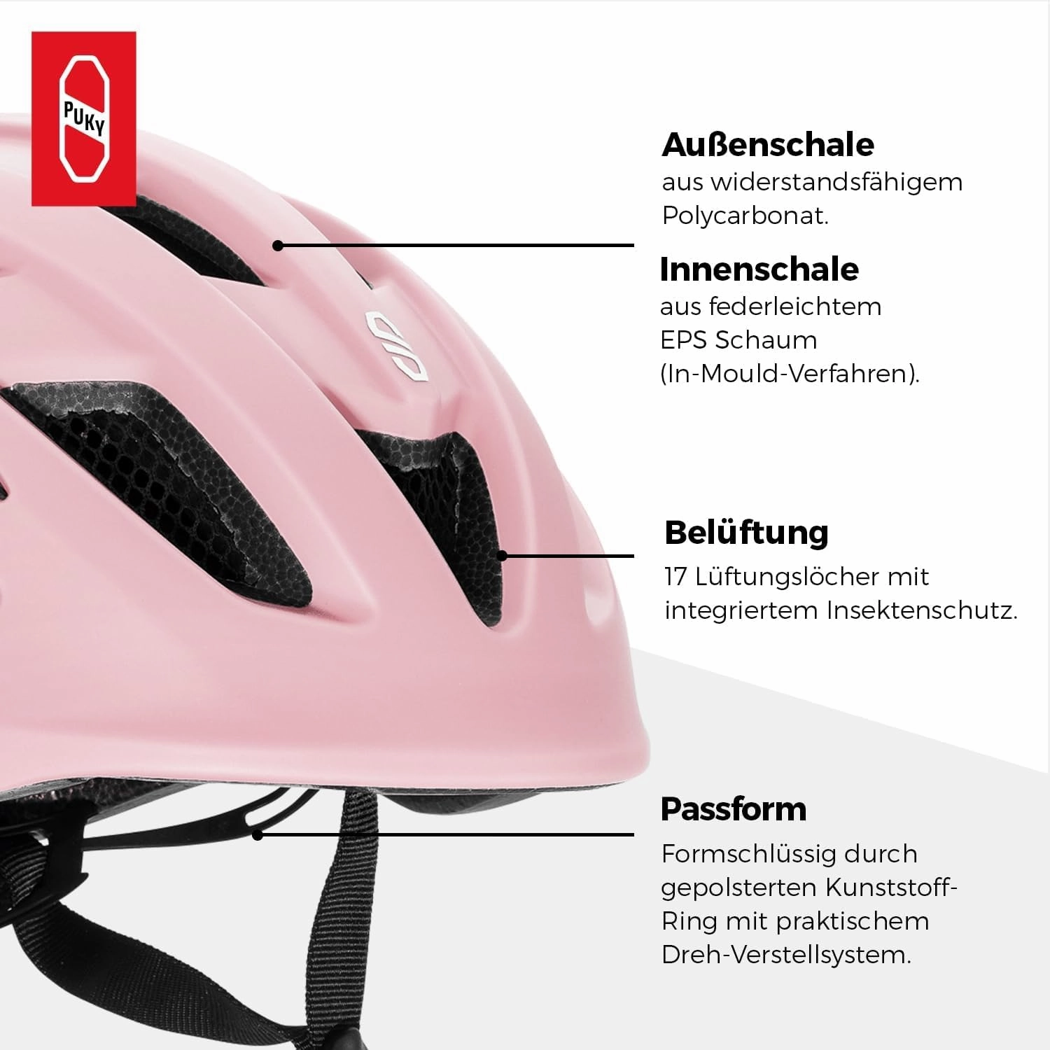 Children's Bicycle Helmet 48-55 cm Light Weight 220 g Maximum Protection and Ventilation 360° Visibility with Light Module Ideal for Safety and Comfort on the Bike