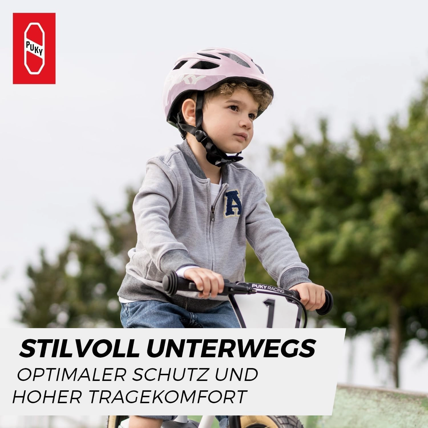 Children's Bicycle Helmet 48-55 cm Light Weight 220 g Maximum Protection and Ventilation 360° Visibility with Light Module Ideal for Safety and Comfort on the Bike