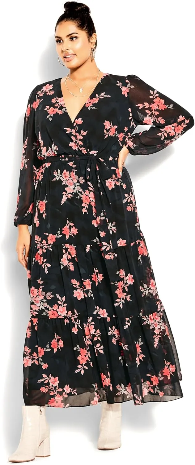 City Chic Women's Maxi Dress-Alicia