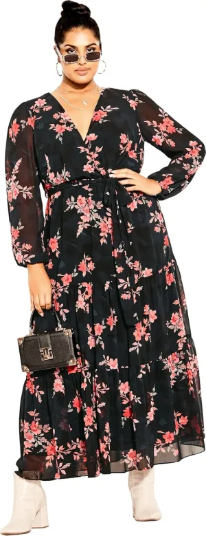 City Chic Women's Maxi Dress-Alicia