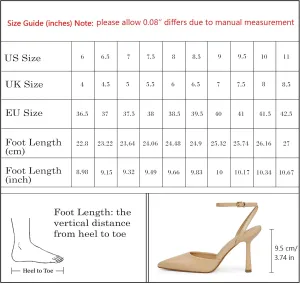 Closed Toe Ankle Strap Heels Women Pumps Pointed Toe Heeled Sandals for Women Stiletto Wedding Dress Shoes