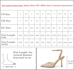 Closed Toe Ankle Strap Heels Women Pumps Pointed Toe Heeled Sandals for Women Stiletto Wedding Dress Shoes