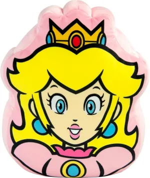 Club Mocchi-Mocchi- Super Mario Plush - Princess Peach Plushie - Squishy Mario Plushies - Plush Collectible Mario Toys - Soft Plush Toys and Mario Room Decor - 15 inch