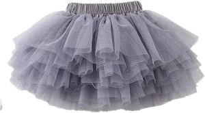 Colorful Childhood Baby Girls' Tutu Skirt Toddler 6 Layered Tulle Tutus 1-8T