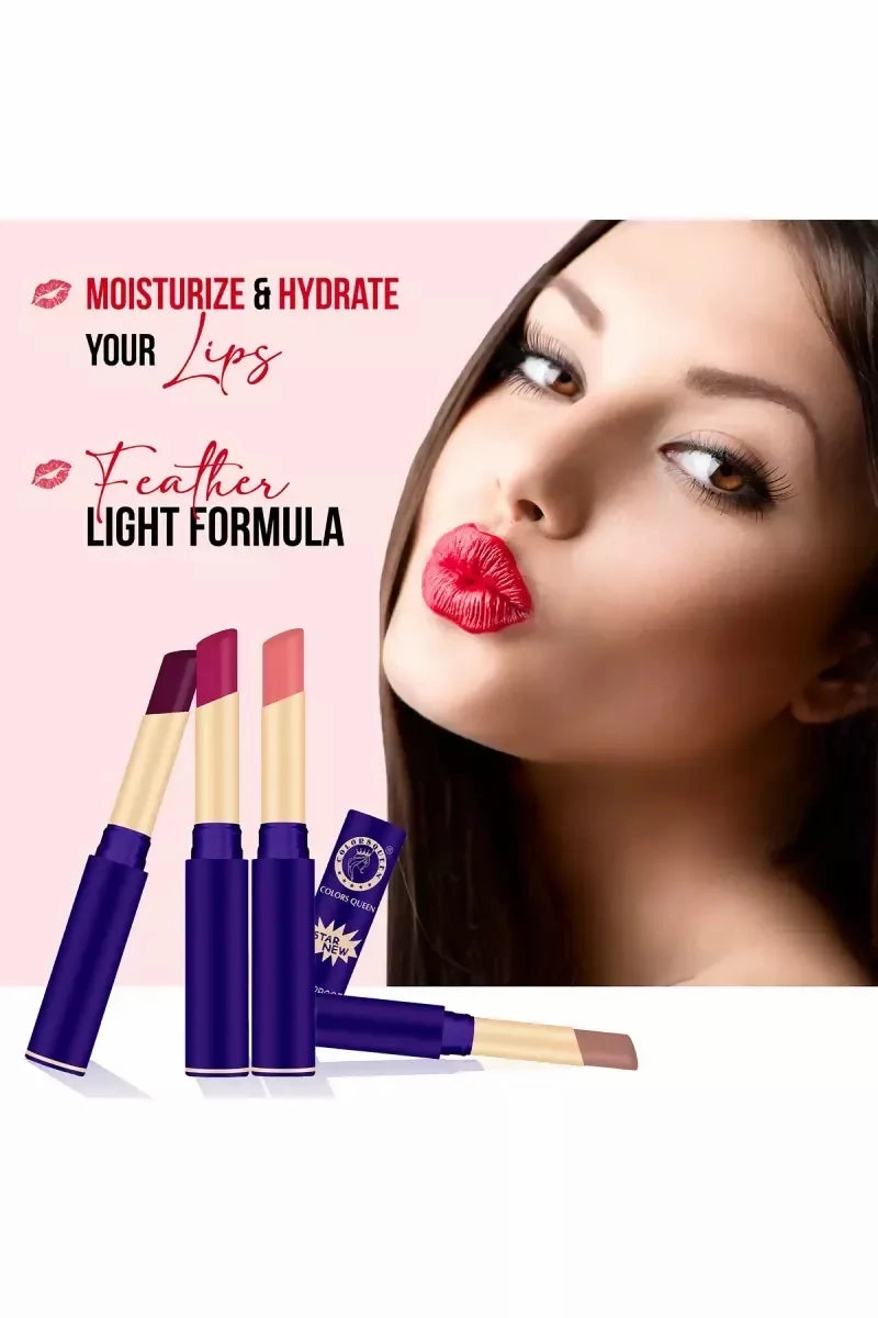 Colors Queen Start New Long Lasting Matte Lipstick (4gm, Bridal Maroon)