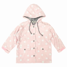 Colour Change Polkadot Raincoat Pink
