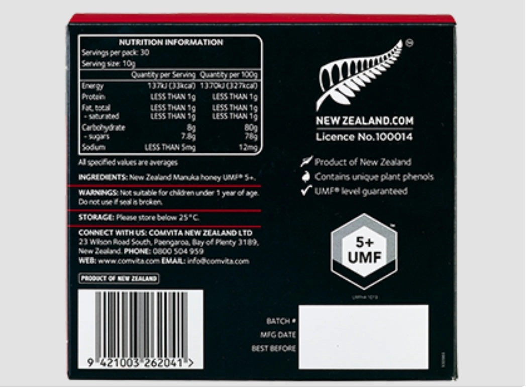 Comvita Manuka Honey UMF 5  30 Sachets