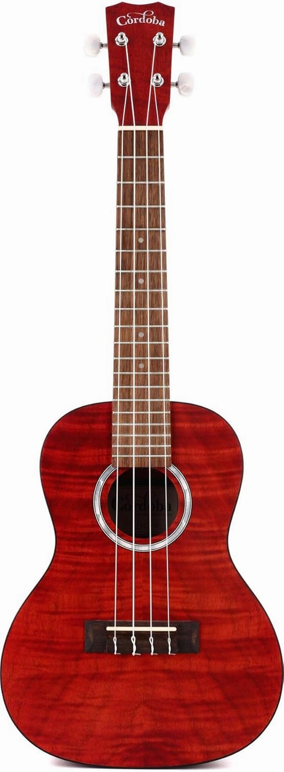 Cordoba 15CFM Concert Ukulele - Rose Red
