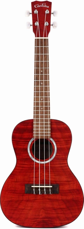 Cordoba 15CFM Concert Ukulele - Rose Red