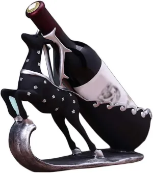 Creative Simplicity Creative Simplicity Wine Rack Decoration Creative Simplicity Wine Cabinet Modern Chinese Simplicity Decoration Creative Housekeeping Bar Wedding Gift HJJ c (B)