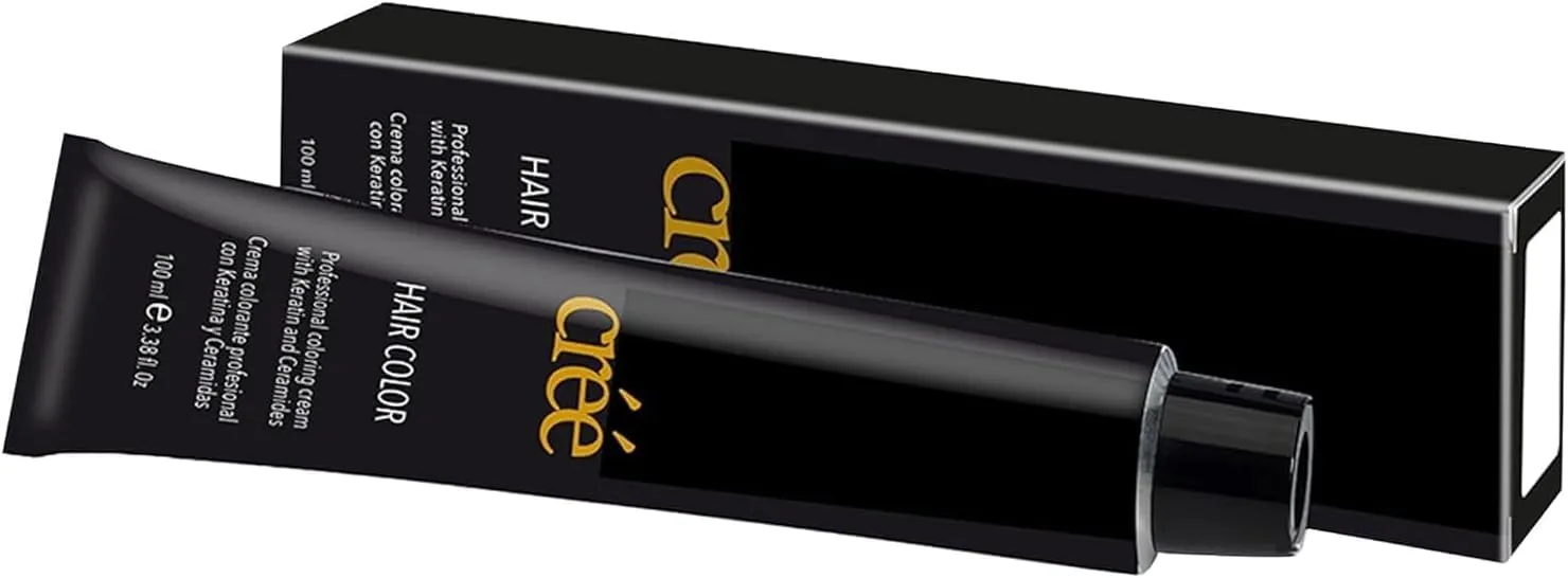 Cree Professional Permanent Hair Color, 100ml - 3.4 fl.oz. (Cold Blond - 7.01)