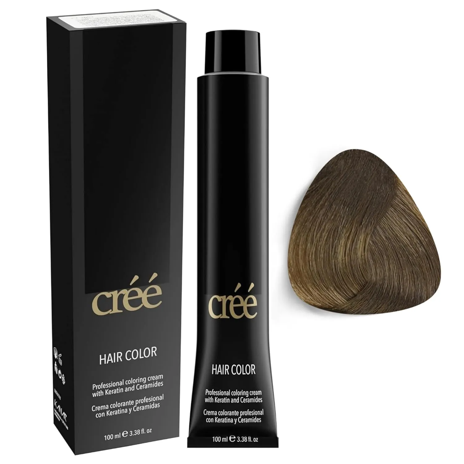 Cree Professional Permanent Hair Color, 100ml - 3.4 fl.oz. (Cold Blond - 7.01)
