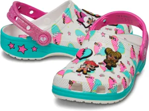 Crocs Kids LOL Surprise Diva Classic Toddler Clogs – Glitter Outsole – EVA Outsole & Midsole – Crocs Comfort™