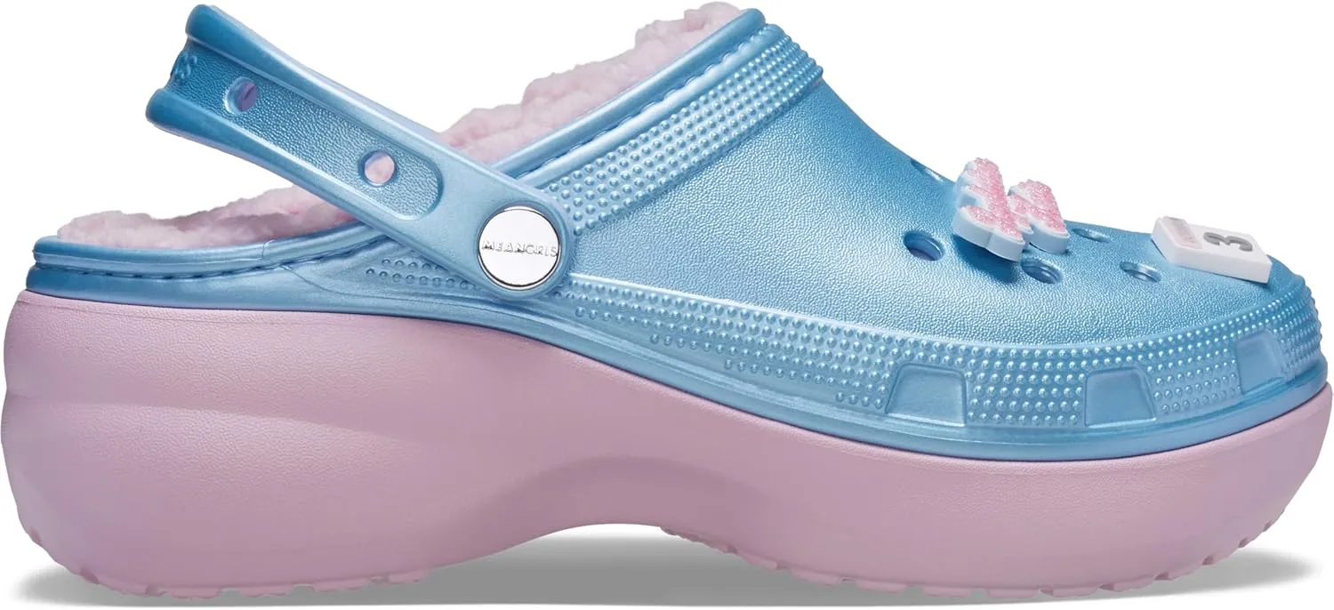 Crocs Women's Mean Girls Classic Platform Clogs, Platform Shoes for Women, Multi