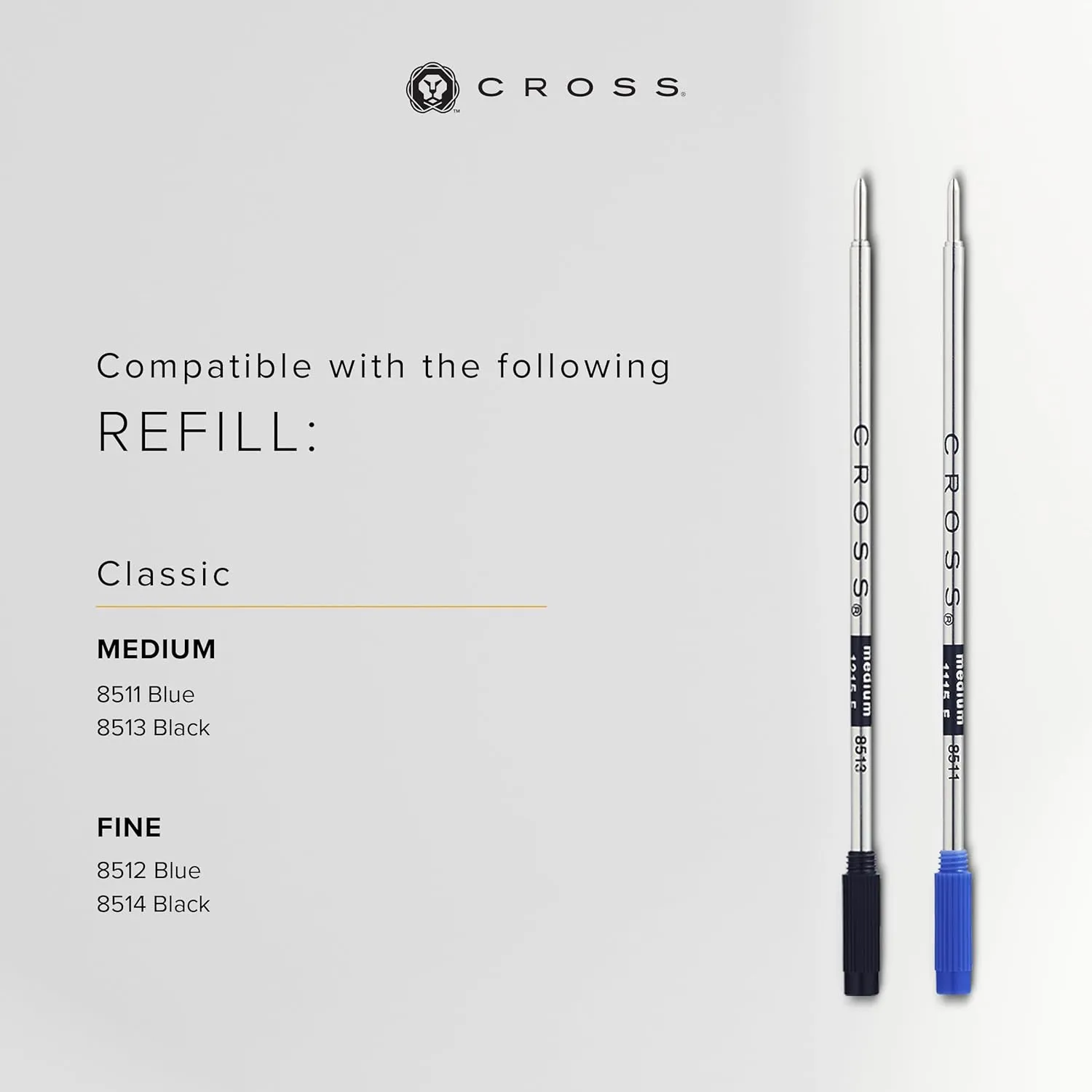Cross Bailey Refillable Ballpoint Pen Presented in a Premium Gift Box - Medium Point, Black Ink, Red