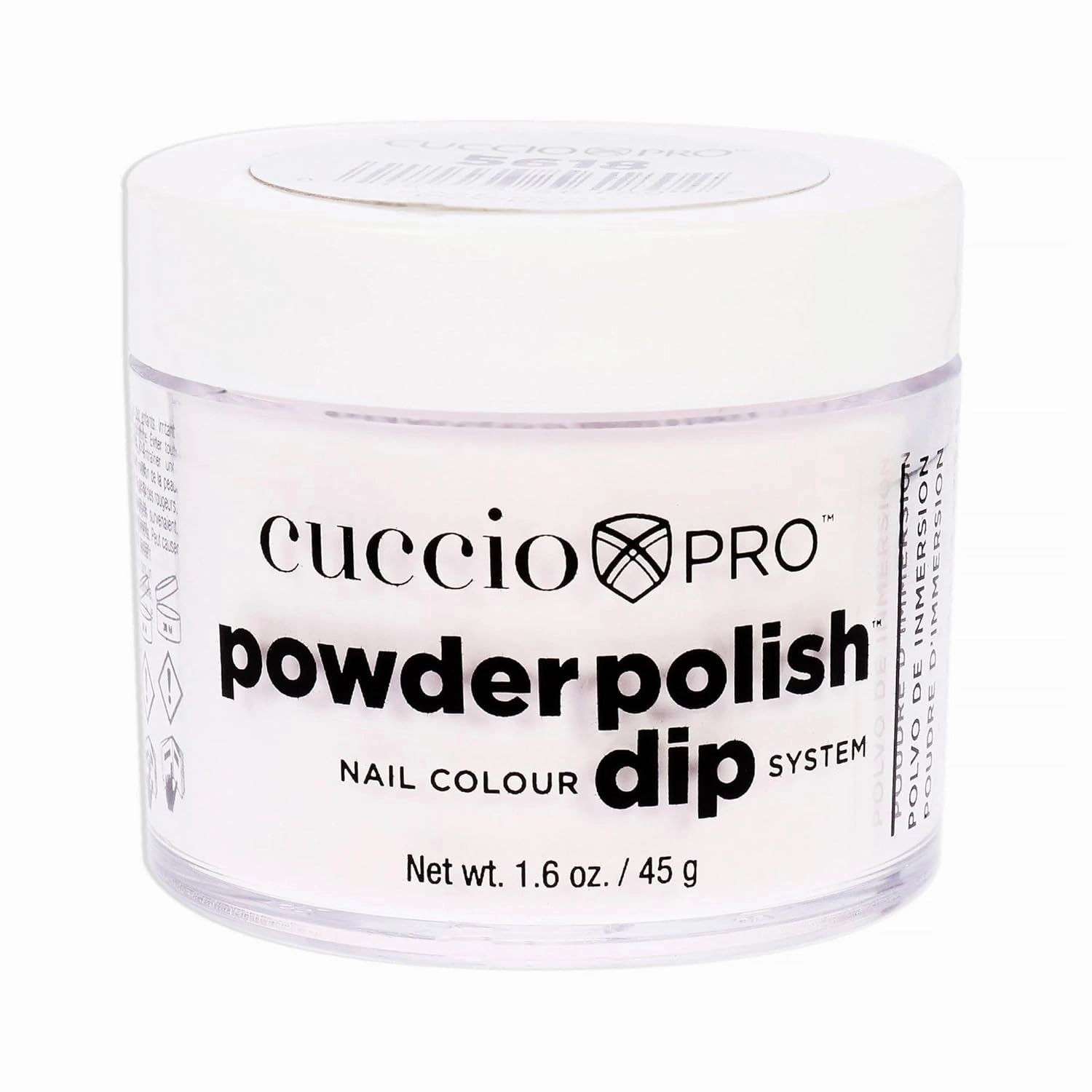 Cuccio Colour Powder Nail Polish - Lacquer For Manicures And Pedicures - Highly Pigmented Powder That Is Finely Milled - Strong, Durable Finish With A Flawless Rich Color - Base (Sheer Pink), 2 Ounce, (I0097845)