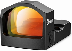 CVLIFE WolfCloak X02 Motion Awake Red Dot Sight for RMR Cut Footprint, 3 MOA Red Dot Open Reflex Optics Sight, 24mm Lens Compact Red Dot Scope with Adapter for MOS & 21mm Picatinny Base