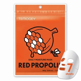 Daily Moisture Sheet Mask Red Propolis - 7 Sheets