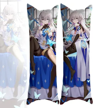 Dakimakura Genshin Impact Raiden Shogun 20""x59""Anime Pillowcase Double-Sided Pattern Hugging Body Pillow Cover Case (Bronya), FE1222E
