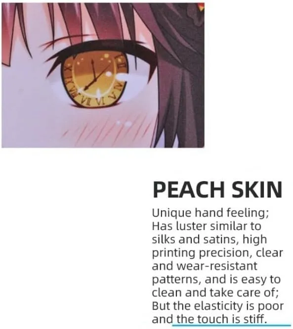 Dakimakura Honkai: Star Rail 20"x59"Anime Pillowcase Double-Sided Pattern Hugging Body Pillow Cover Case Peach Skin (Fu Xuan)