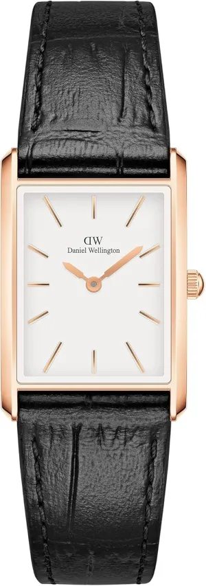 Daniel Wellington Unisex Bound Watch - Square Case, Japanese Quartz Movement, Leather or Stainless Steel Strap, Vintage Watch for Women and Men