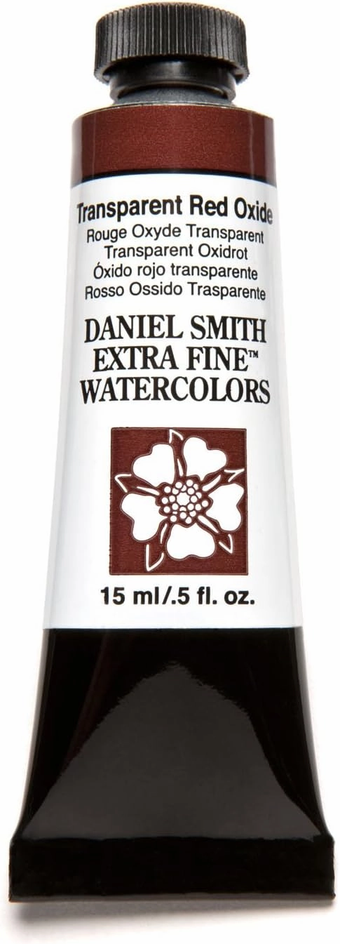 Daniel Smith 284600130 Extra Fine Watercolor 15ml Paint Tube, Transparent Red Oxide, 0.5 Fl Oz (Pack of 1)