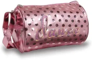 Danznmotion Pink My Dance Dot Duffel B20517PK, Pink, 00