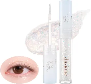 dasique Starlit Jewel Liquid Glitter (02 Candy Hearts) | Twinkle Glitter Shadow | Long-lasting | Multi-dimensional sparkle finish | Quick drying | Multipurpose