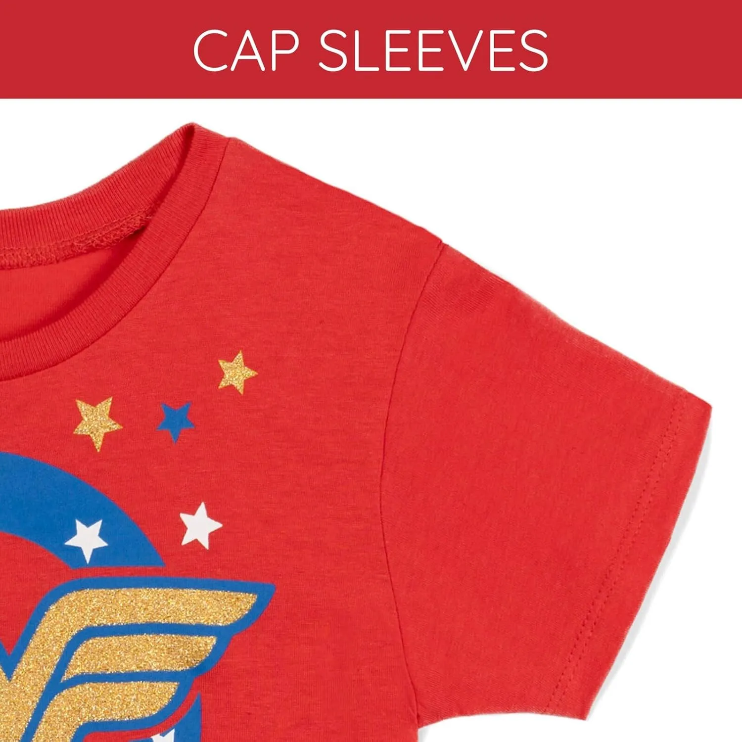 DC Comics Justice League Girls T-Shirt Toddler to Big Kid Sizes (2T - 18-20)