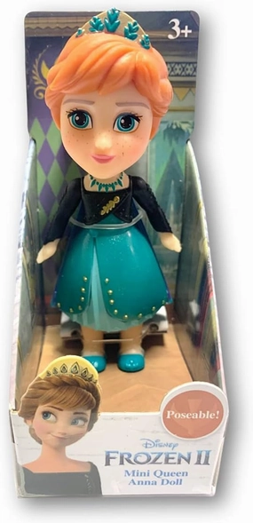 Disney Frozen II Princess Mini Poseable Doll 3 Inch (Queen Anna)