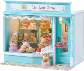 DIY Miniature Dollhouse Kit - Fairy Tale Series, Openable Shop Models for Adult (The Bear Story)