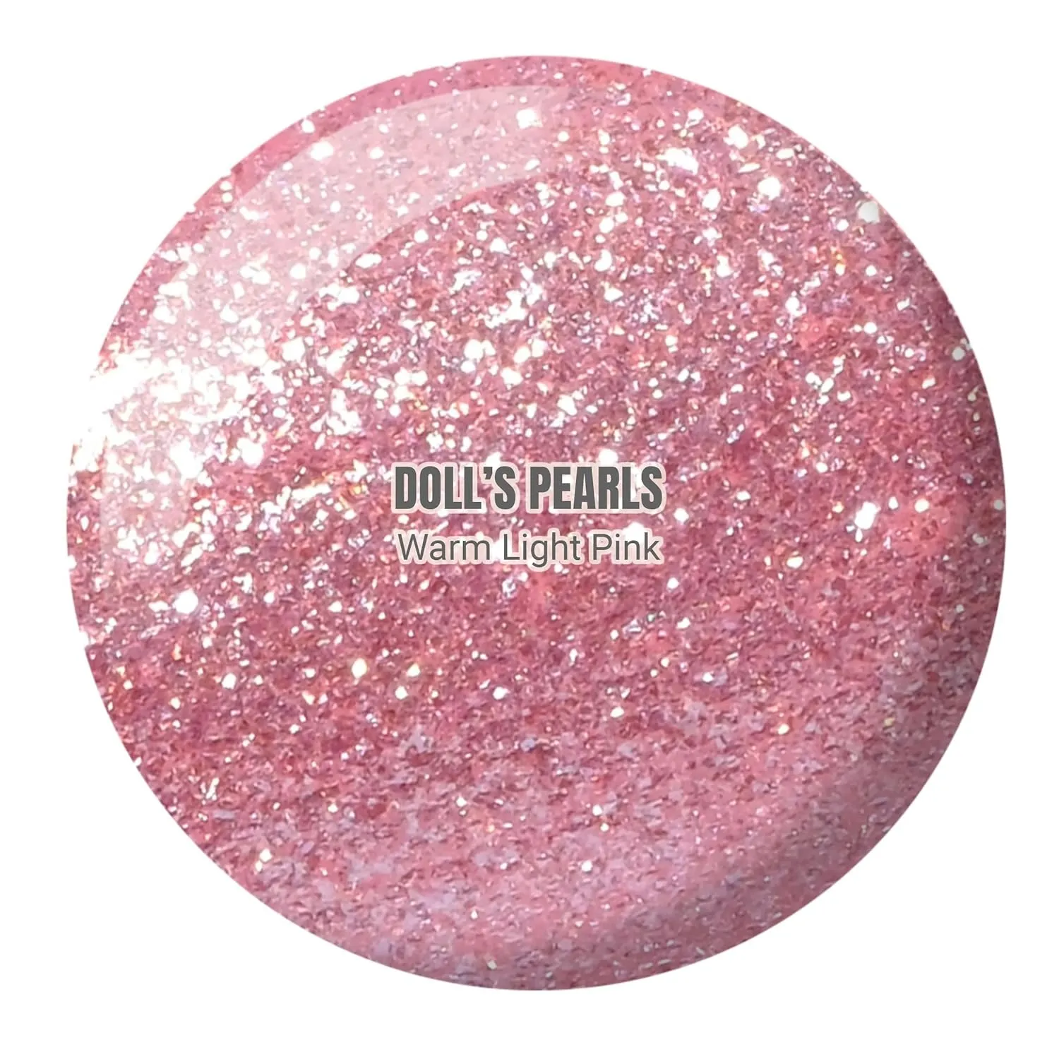 DND Gel Diva Polish Set, Mirrorball Collection, UV/LED Gel Polish and Air Dry Nail Lacquer, Matching Chip-Free Polish Duo, Pink011 Doll’s Pearls, 0.5 Fl Oz Each