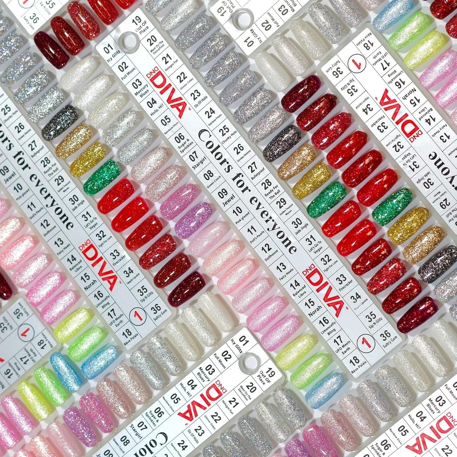 DND Gel Diva Polish Set, Mirrorball Collection, UV/LED Gel Polish and Air Dry Nail Lacquer, Matching Chip-Free Polish Duo, Pink014 Balanced Libra, 0.5 Fl Oz Each