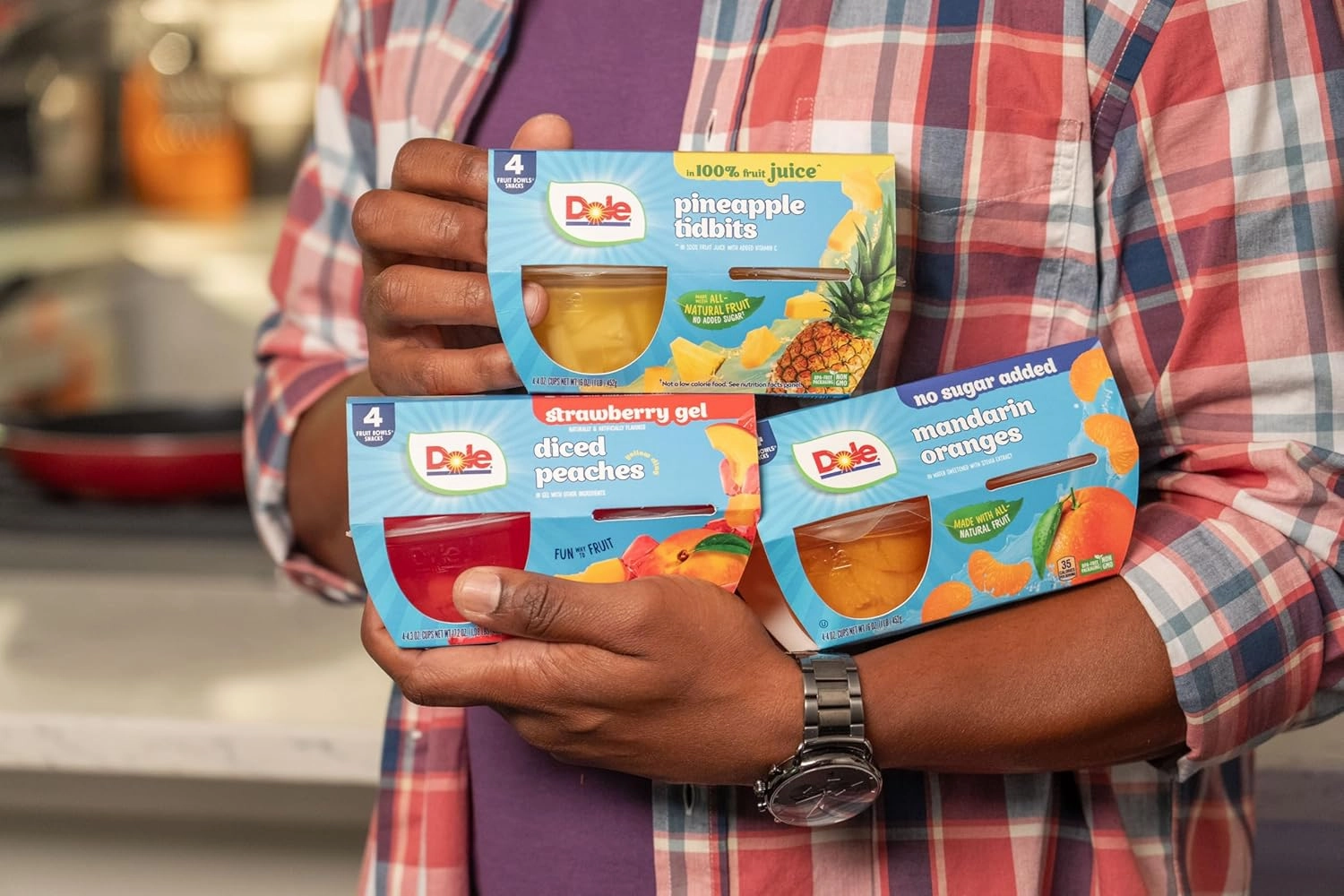 Dole Fruit Bowls Pineapple in Lime Flavored Gel Snacks, 4oz 24 Total Cups, Gluten & Dairy Free, Bulk Lunch Snacks for Kids & Adults