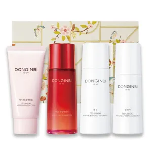 Donginbi Red Ginseng Essential Care Set - Korean Red Ginseng Skin Care Routine Kit, Skin Moisturizing for All Skin Type, Korean Skin Care