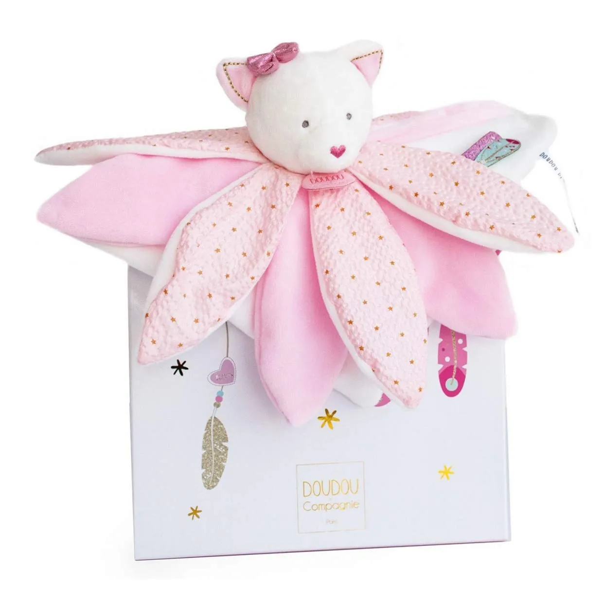 Doudou et Compagnie ATTRAP-Reve DC3550 Cat Pet Doudou Pink