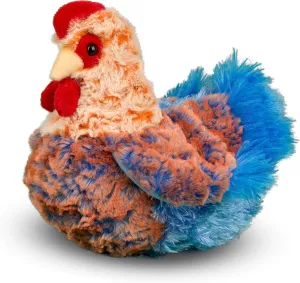 Douglas Henrietta Blue Lace Hen Chicken Plush Stuffed Animal