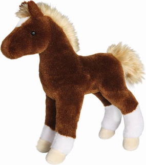 Douglas Teak Chestnut Foal Plush Stuffed Animal