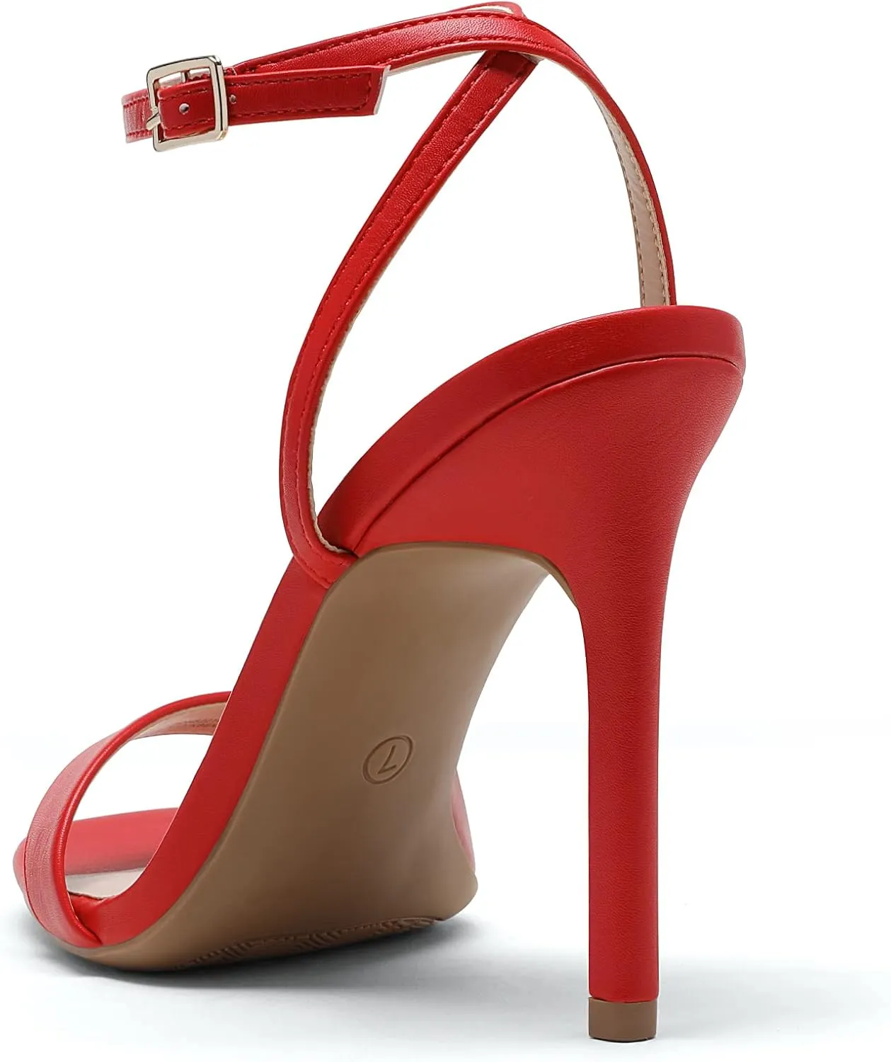 DREAM PAIRS Women’s High Stilettos Open Square Toe Ankle Strap Heels Sexy Comfort Strappy Dress Shoes Wedding Bridal Pumps Sandals