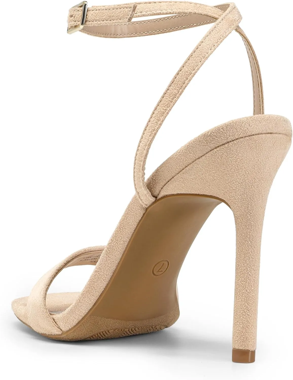 DREAM PAIRS Women’s High Stilettos Open Square Toe Ankle Strap Heels Sexy Comfort Strappy Dress Shoes Wedding Bridal Pumps Sandals