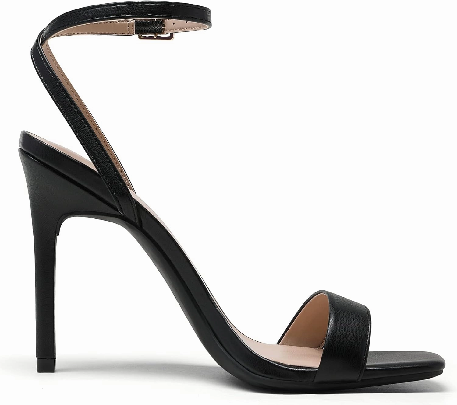 DREAM PAIRS Women’s High Stilettos Open Square Toe Ankle Strap Heels Sexy Comfort Strappy Dress Shoes Wedding Bridal Pumps Sandals