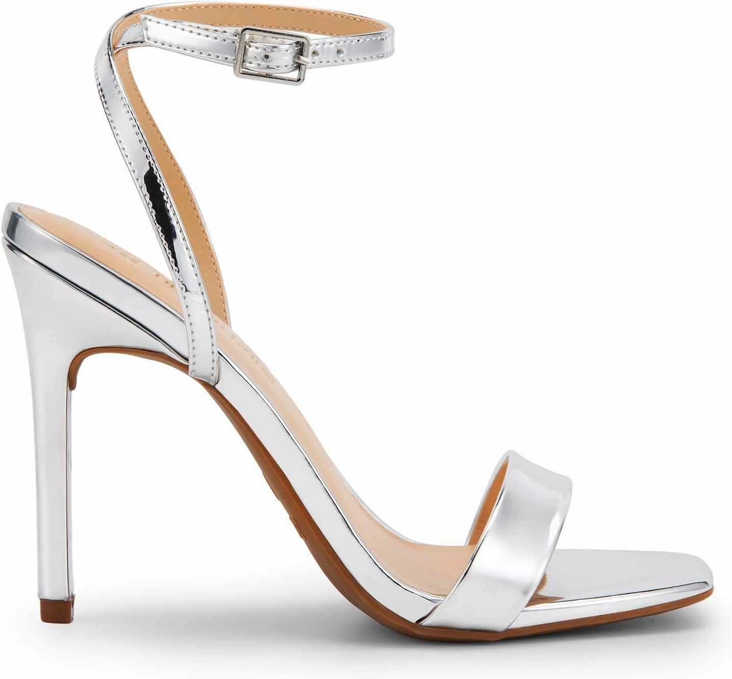 DREAM PAIRS Women’s High Stilettos Open Square Toe Ankle Strap Heels Sexy Comfort Strappy Dress Shoes Wedding Bridal Pumps Sandals
