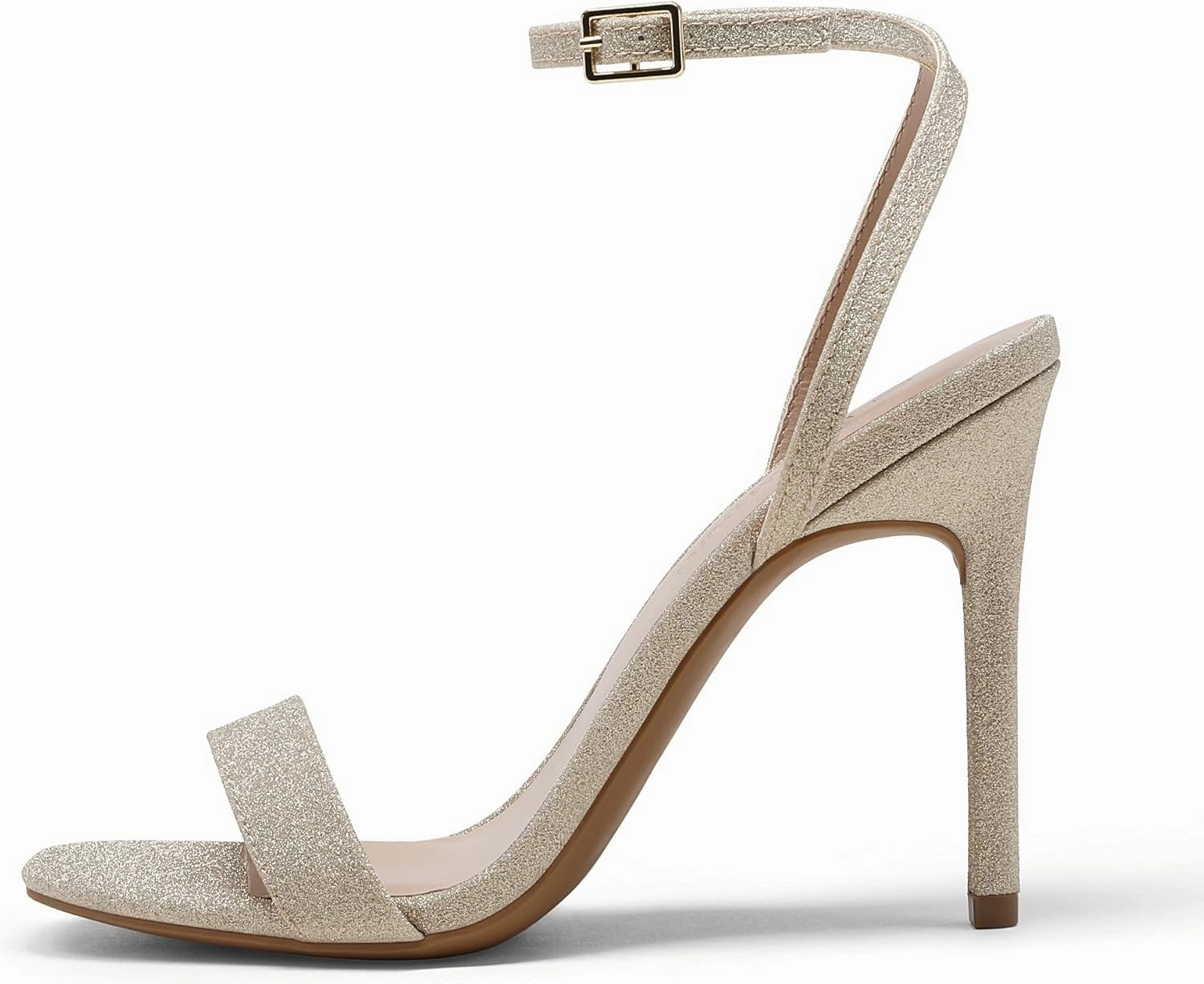 DREAM PAIRS Women’s High Stilettos Open Square Toe Ankle Strap Heels Sexy Comfort Strappy Dress Shoes Wedding Bridal Pumps Sandals