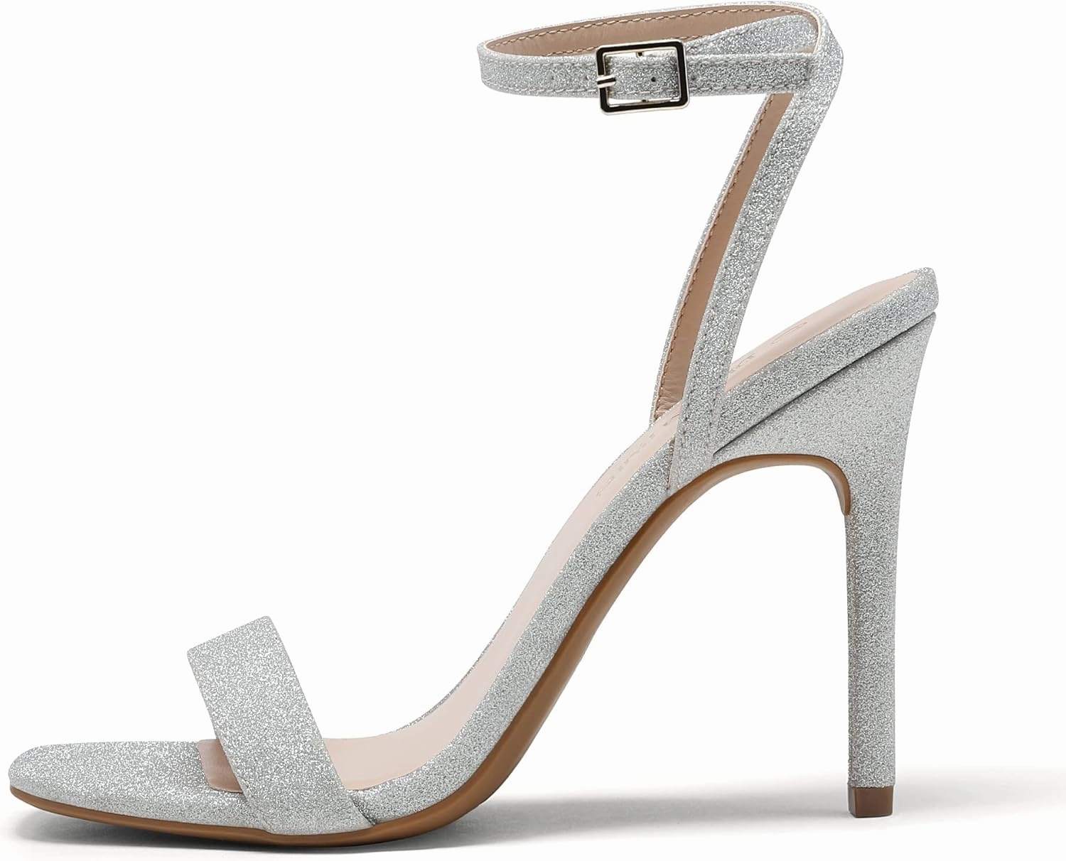 DREAM PAIRS Women’s High Stilettos Open Square Toe Ankle Strap Heels Sexy Comfort Strappy Dress Shoes Wedding Bridal Pumps Sandals