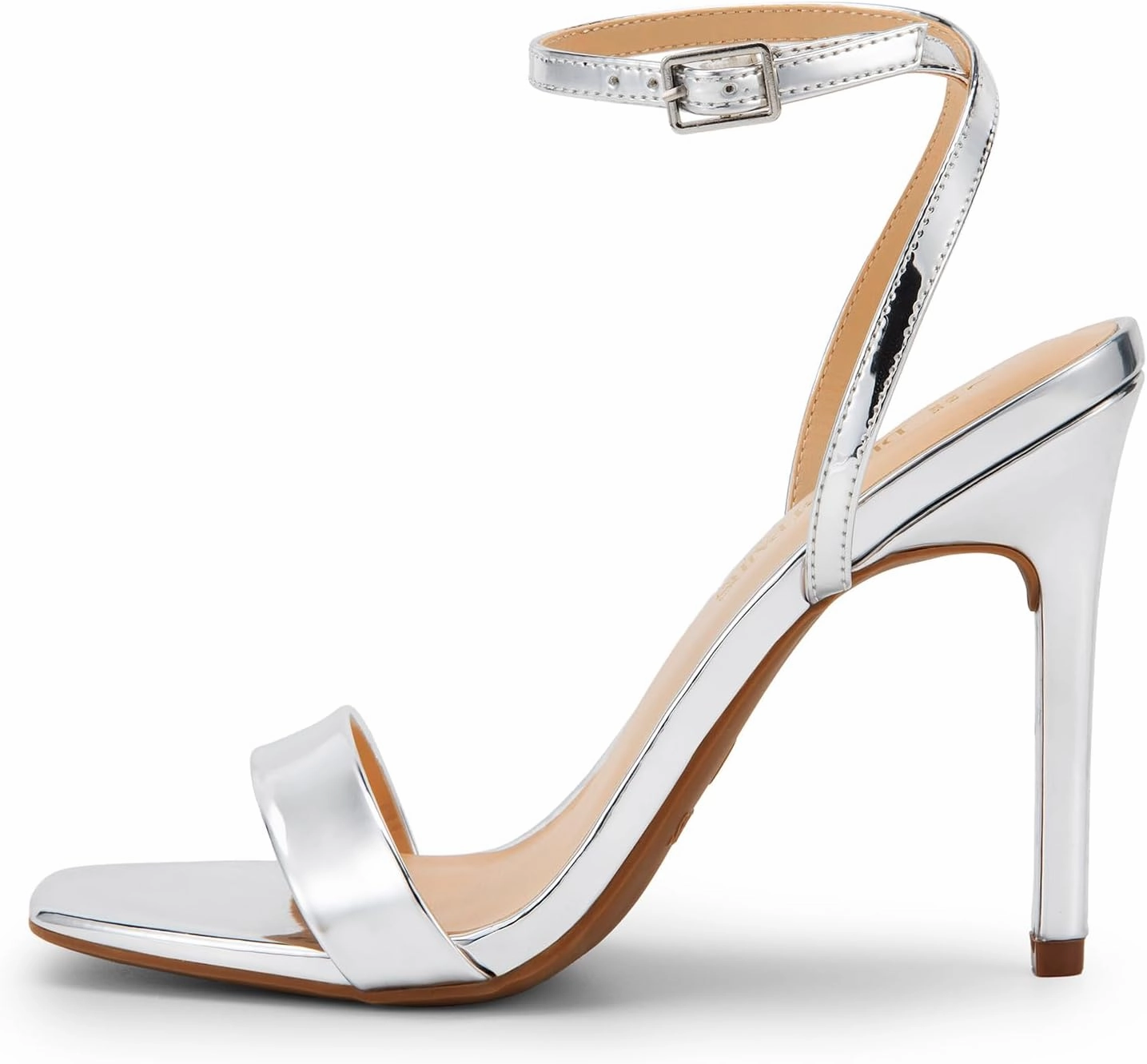 DREAM PAIRS Women’s High Stilettos Open Square Toe Ankle Strap Heels Sexy Comfort Strappy Dress Shoes Wedding Bridal Pumps Sandals