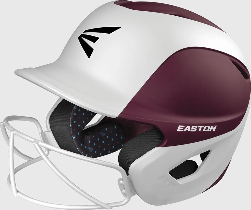Easton Ghost Fastpitch Batting Helmet with Mask | Matte Two-Tone