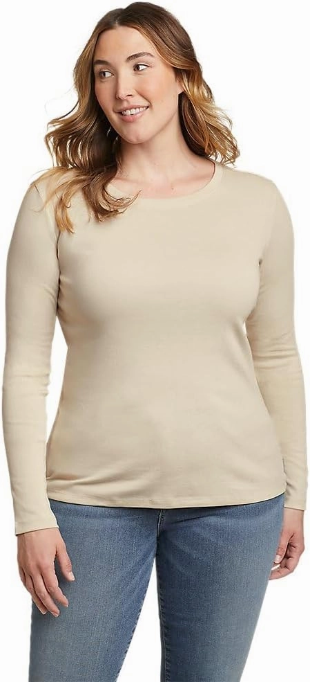 Eddie Bauer Women's Favorite Long-Sleeve Crewneck T-Shirt