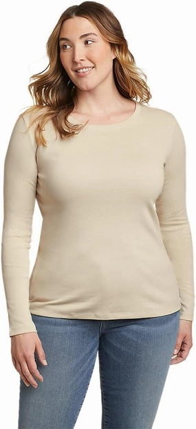 Eddie Bauer Women's Favorite Long-Sleeve Crewneck T-Shirt